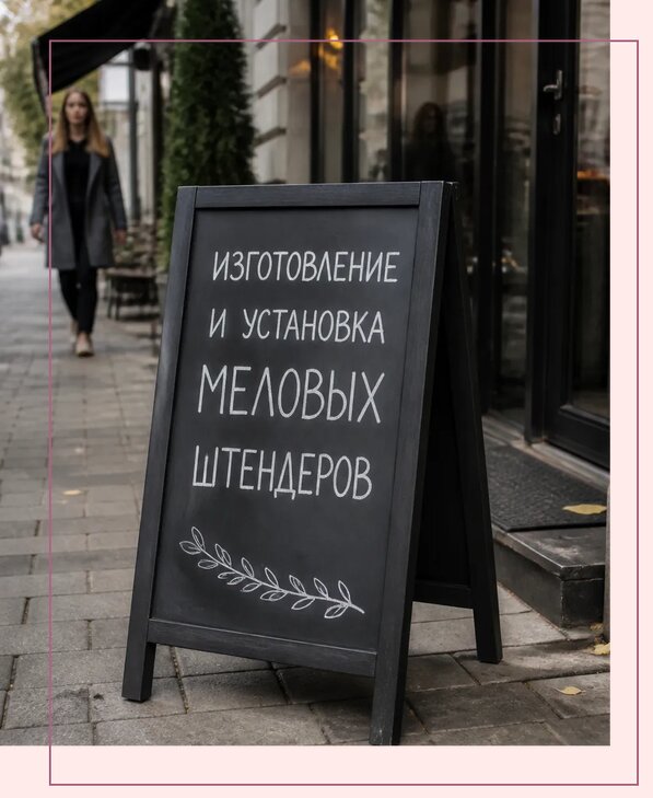 Меловые штендеры в Чусовой по цене от 6791 р. | Аванза-Чсв